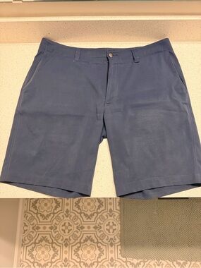 Callaway Men's Slate Blue Flat Front Performance Shorts